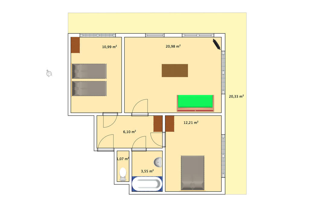 Residence Galaxy 莱热 客房 照片